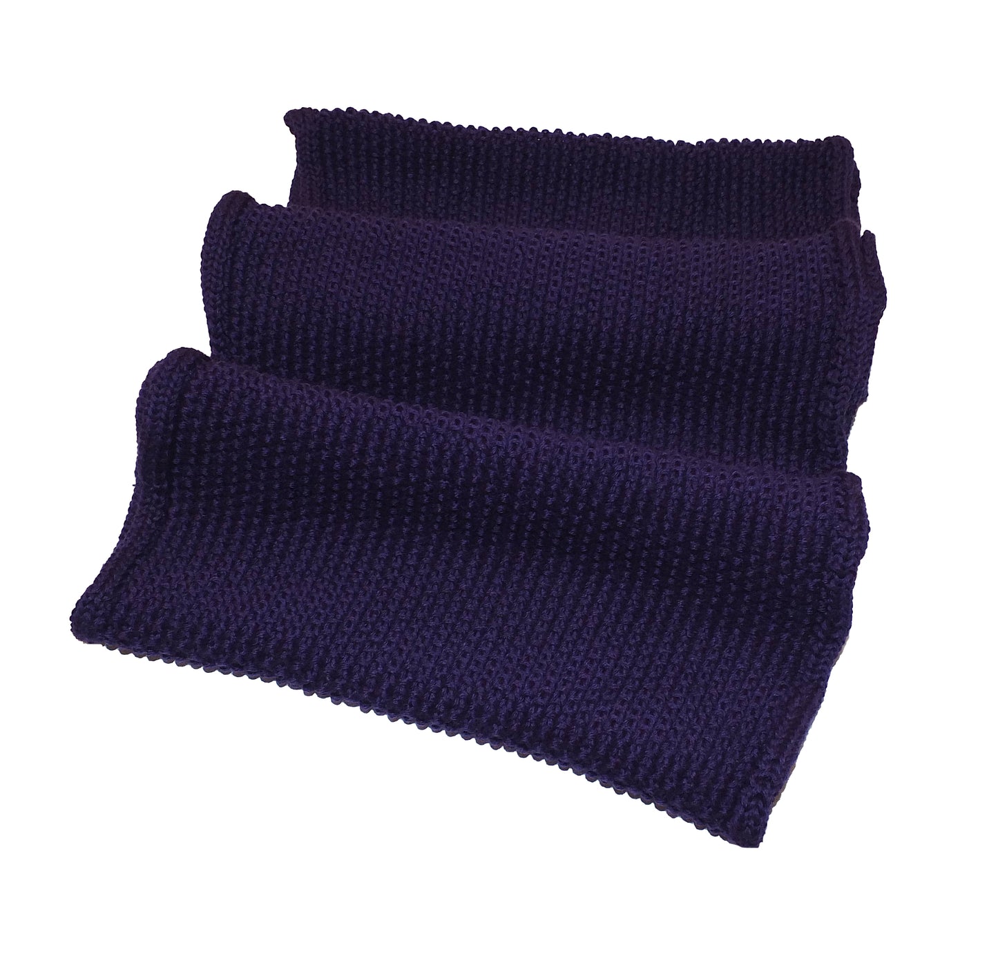 Écharpe tube en laine - grain de riz - Violet