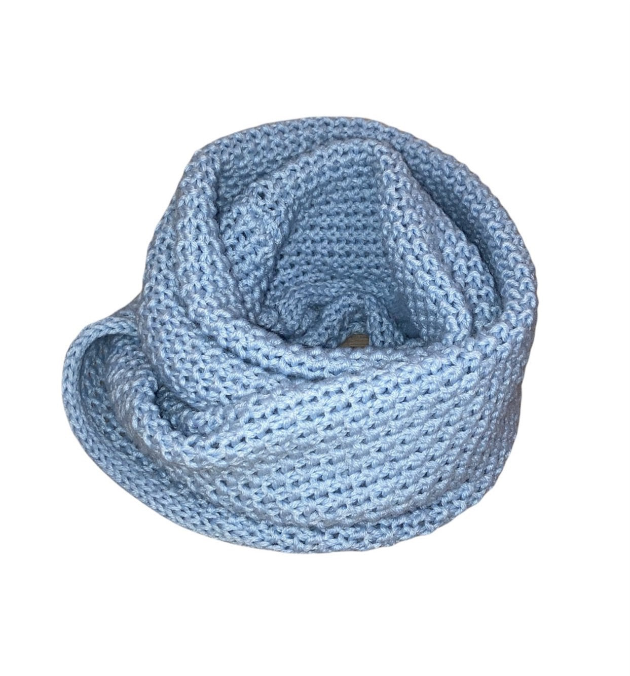 scaldacollo bambino azzurro