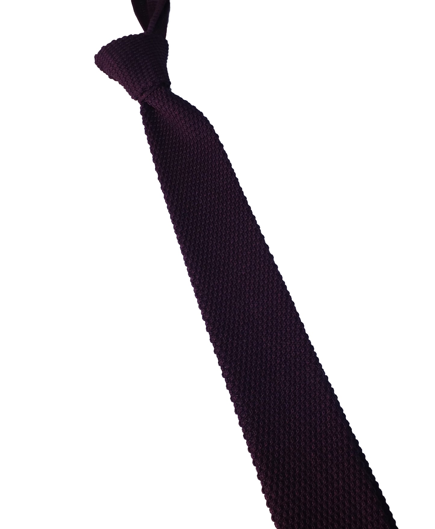 Cravatta a maglia in cotone- Tinta Unita